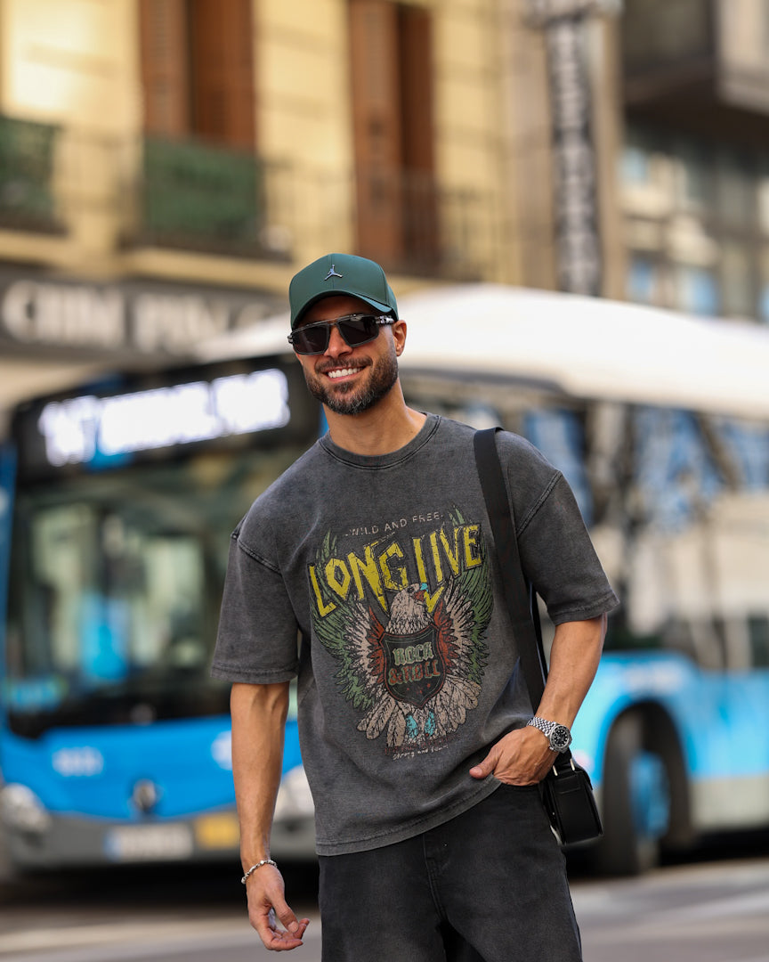 Eagle Printed Relaxed Fit T-shirt/3364
