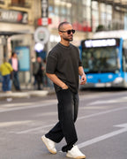 Washed Dutch Line Relaxed Fit T-shirt /3358