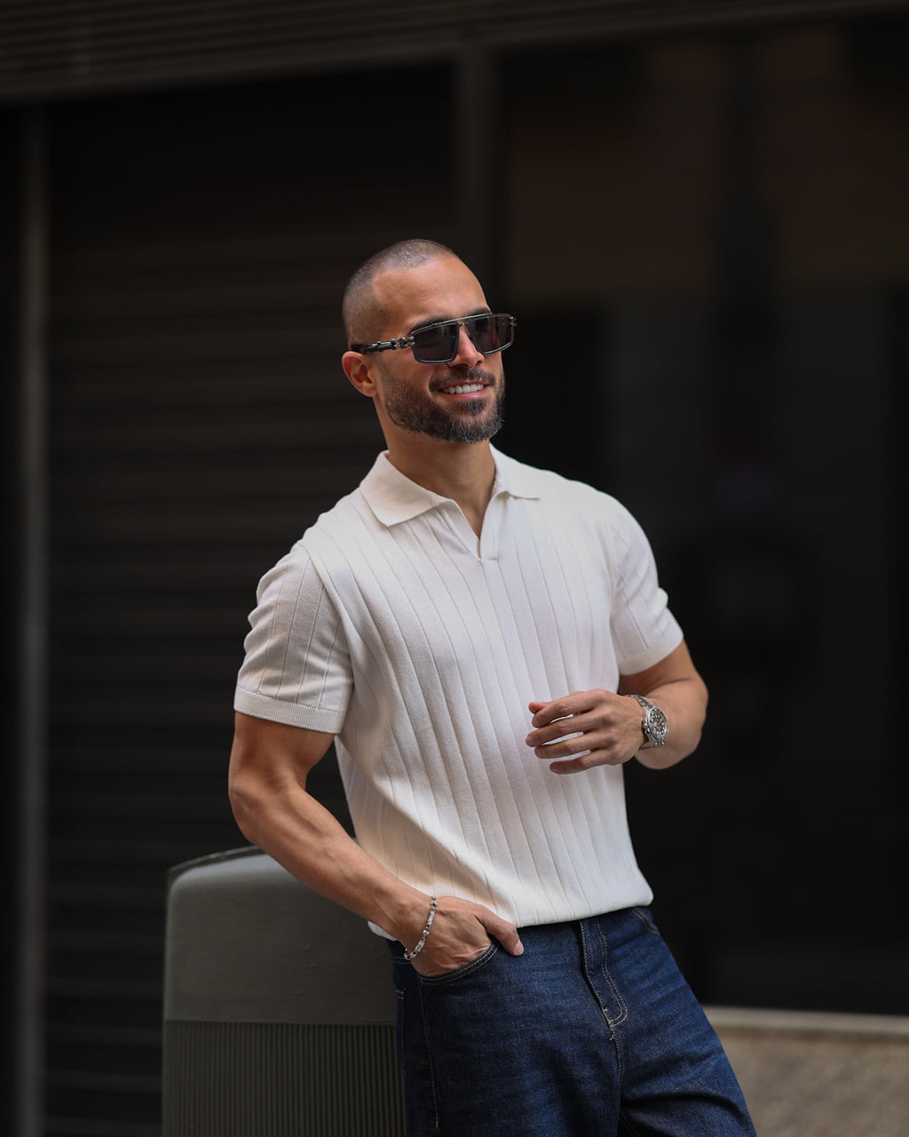 Regular Fit Basic knitwear Polo Shirt/5008