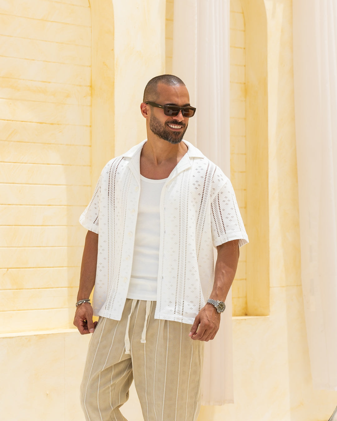 Pure Mesh Knitwear Shirt 2335