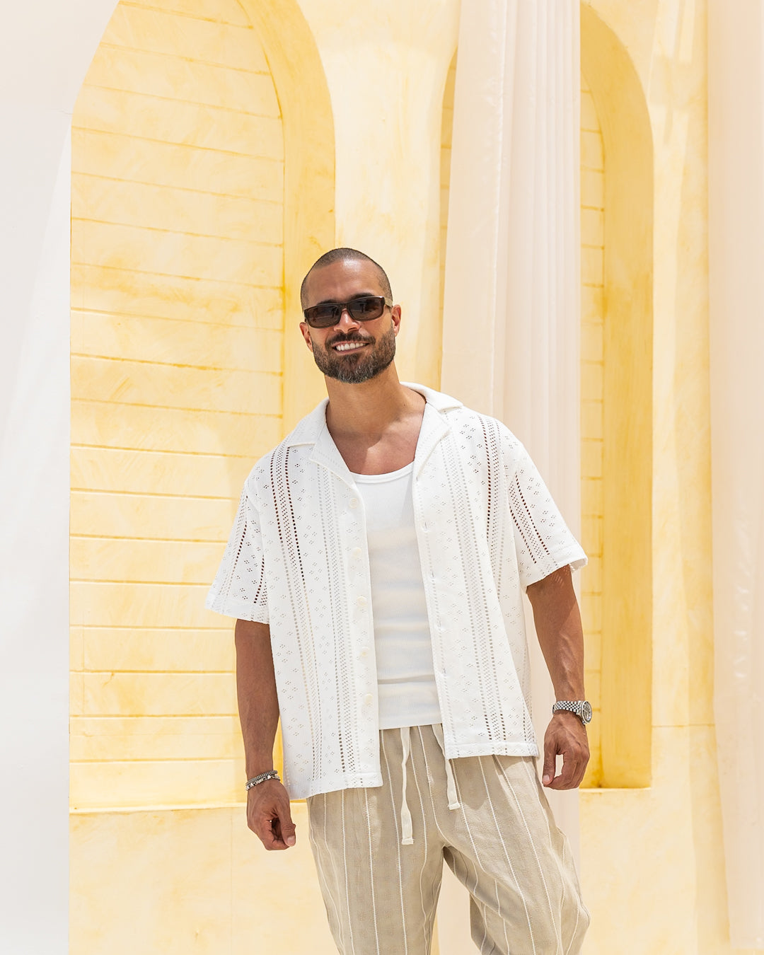 Pure Mesh Knitwear Shirt 2335