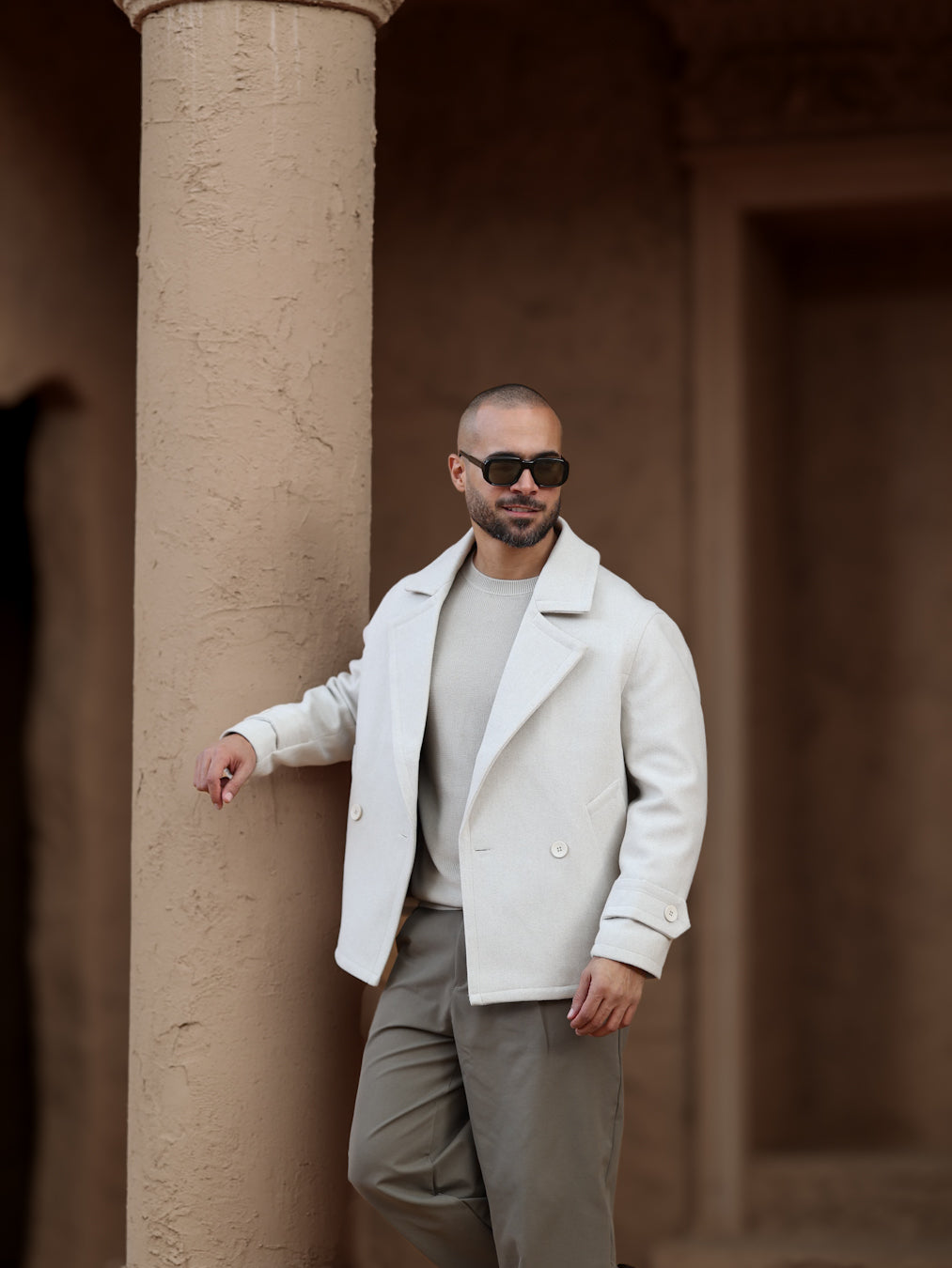 Basic Regular Fit Coat/3455