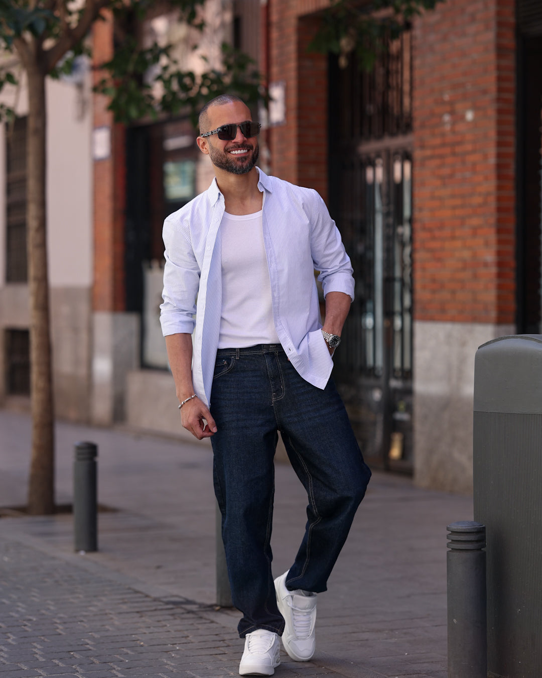 Stripped Regular Fit Shirt Long Sleeve/2338