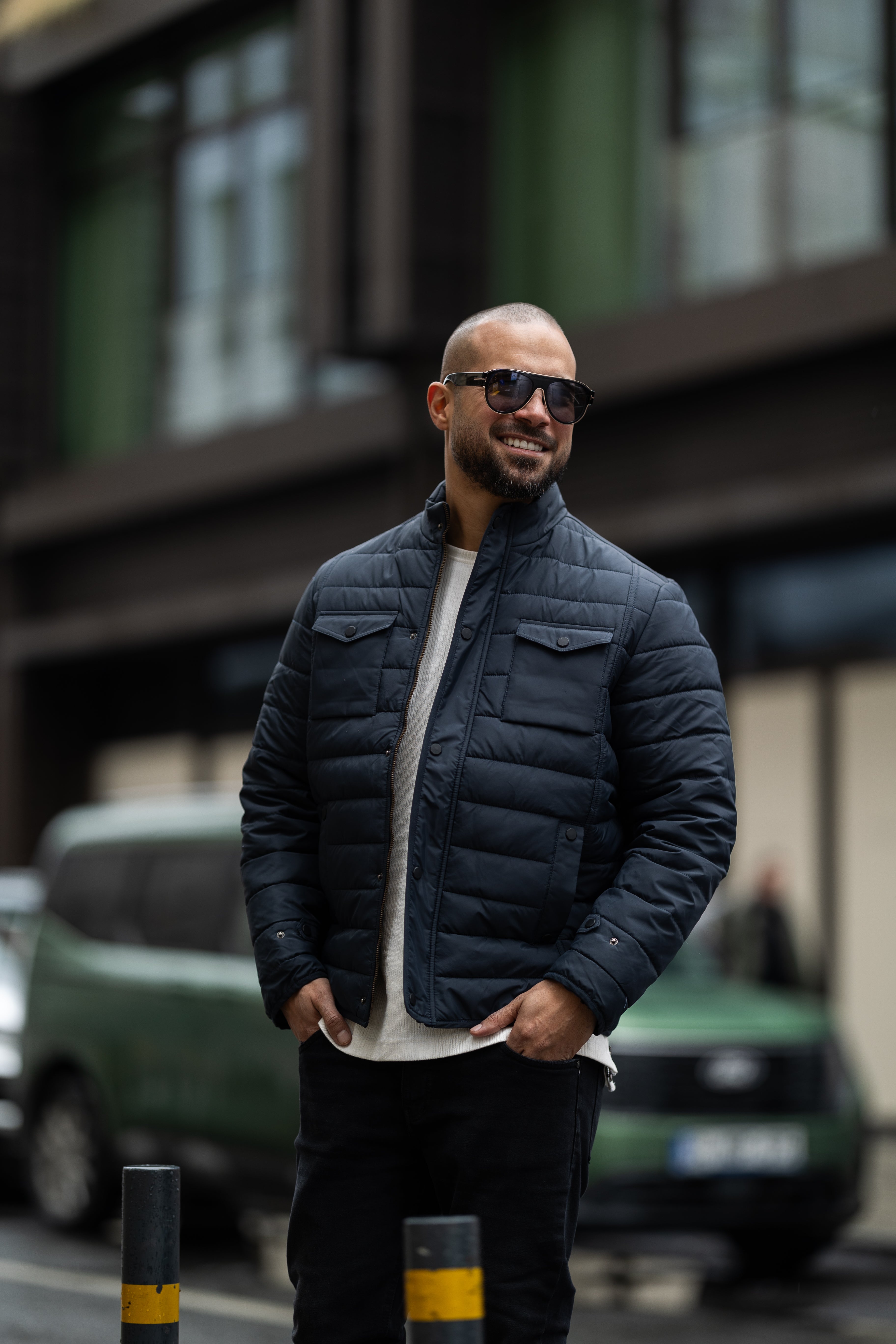 Oversized Basic Pump Jacket With Two Pockets/3404