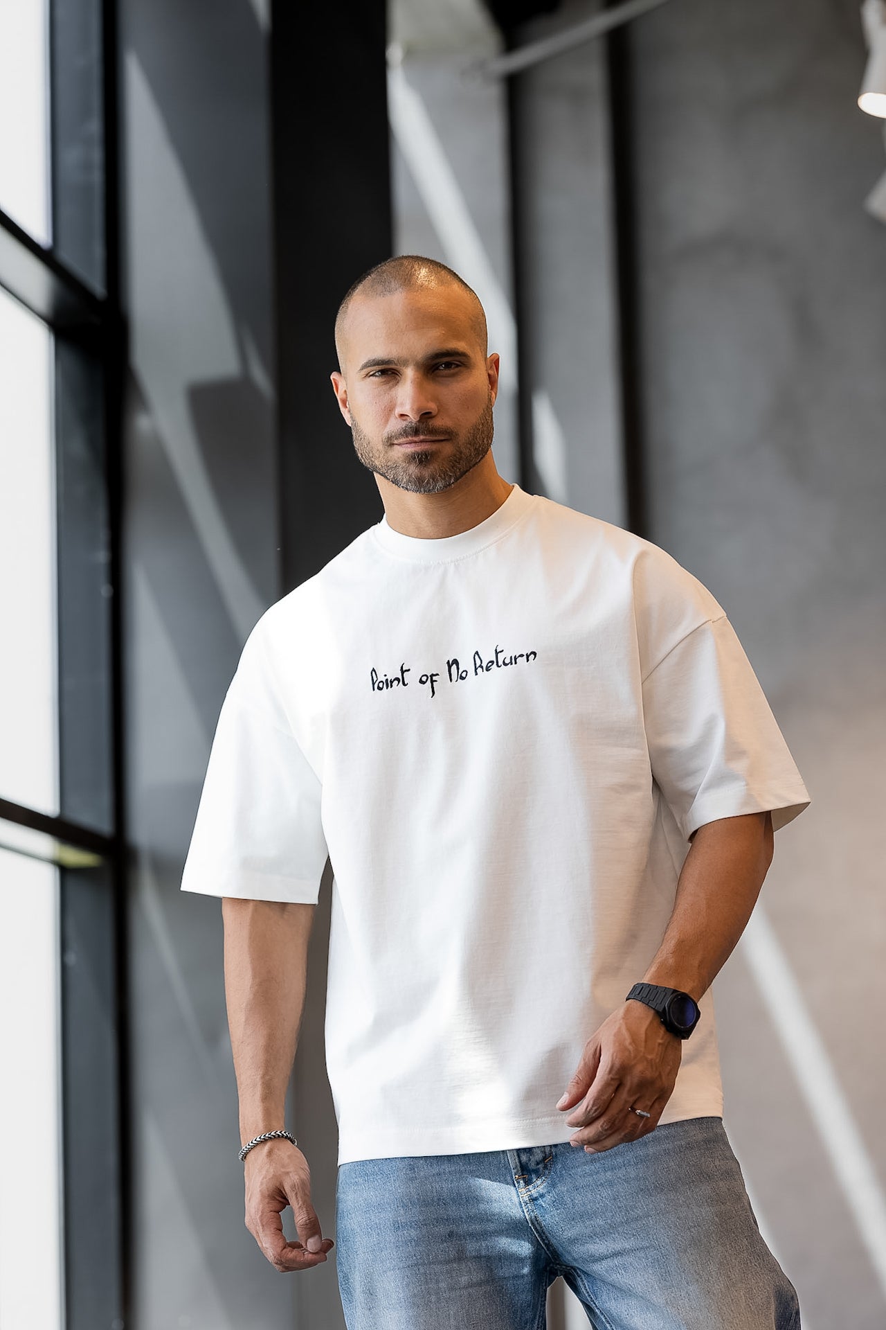 Relaxed Fit T-shirt With Embroidery Eagle/3328