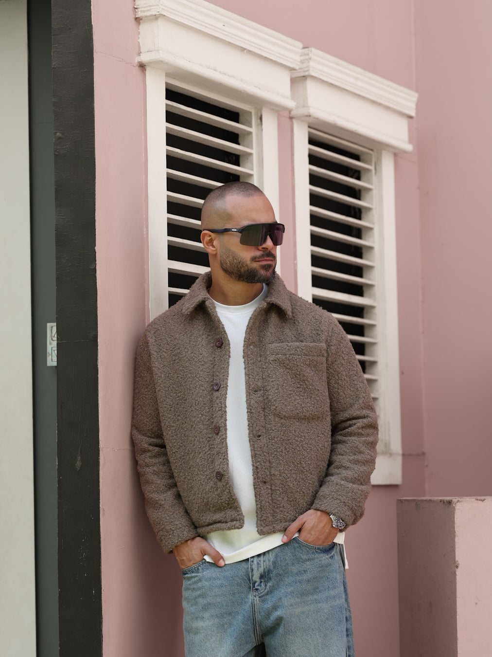 Basic Boxfit Wool Jacket With Pocket/3474