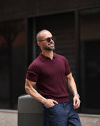 Regular Fit Basic knitwear Polo Shirt/5008