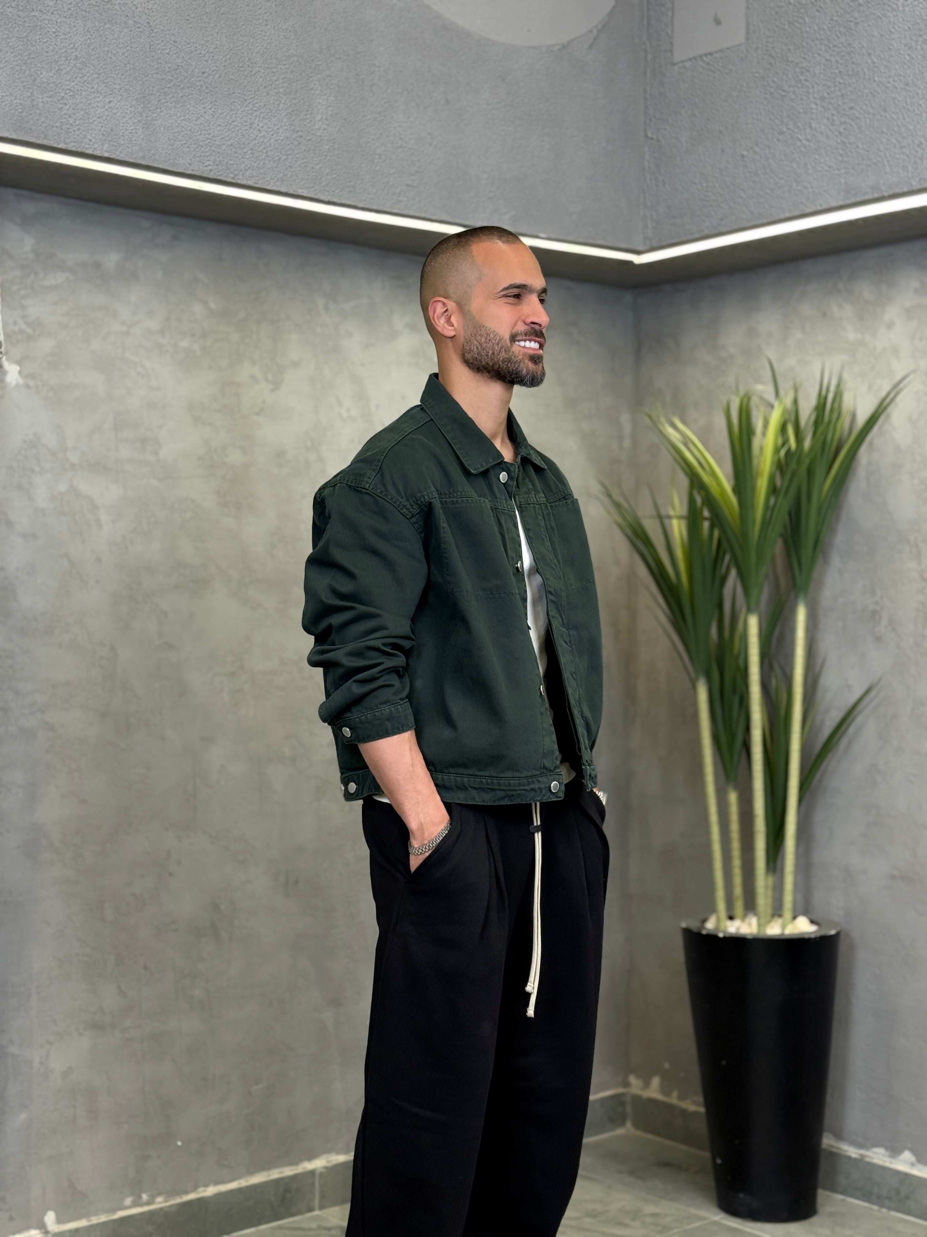 Basic Oxid Denim Shirt With Two Pockets/3477