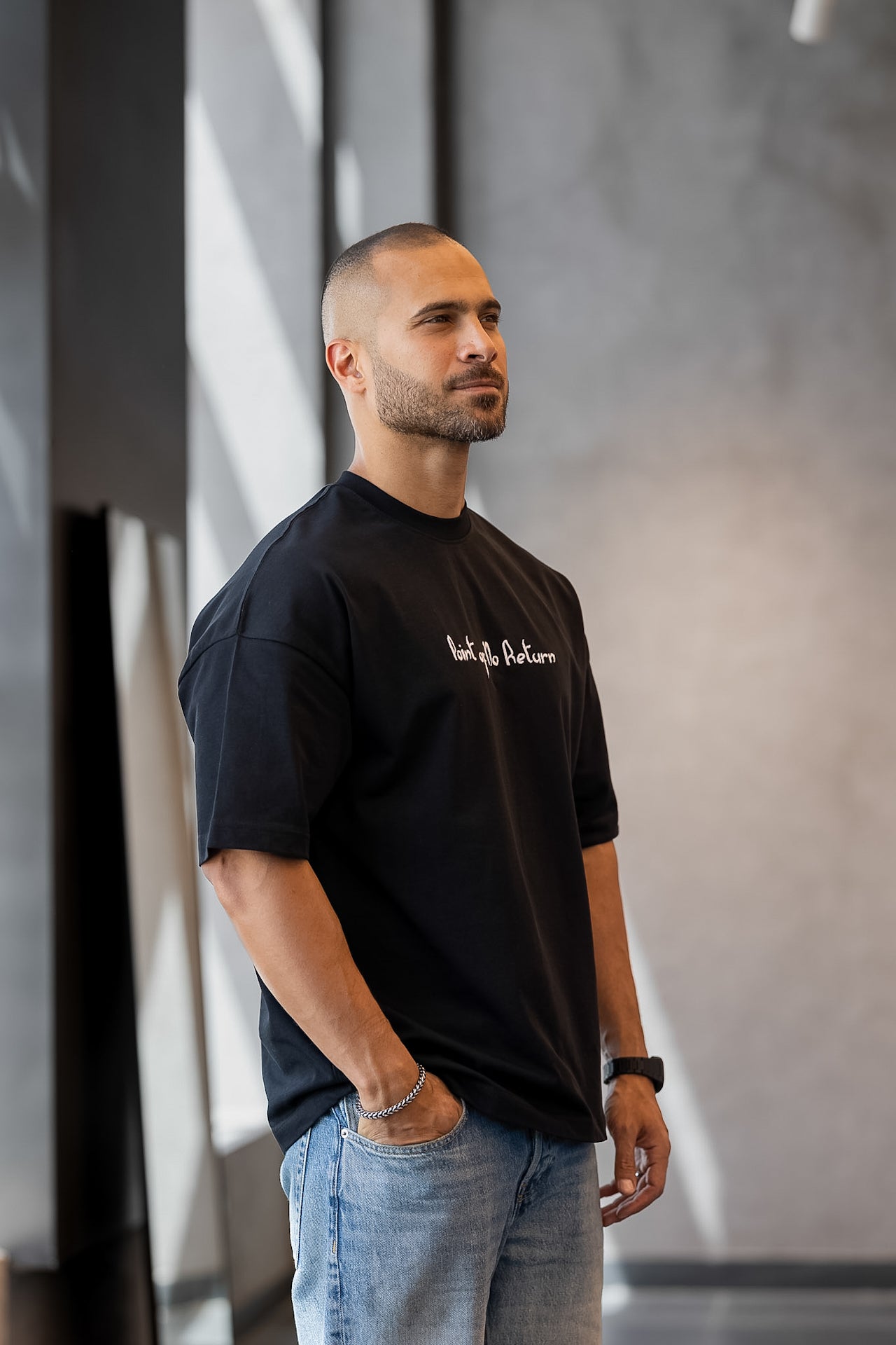 Relaxed Fit T-shirt With Embroidery Eagle/3328