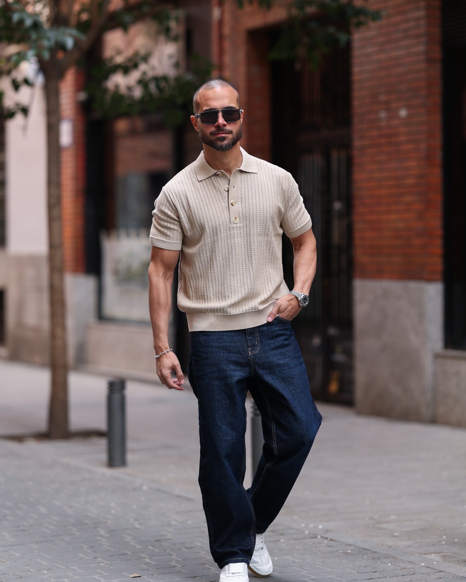 Basic Knitwear Polo shirt/5009