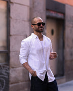 Stripped Oxford Shirt Long Sleeves/2338