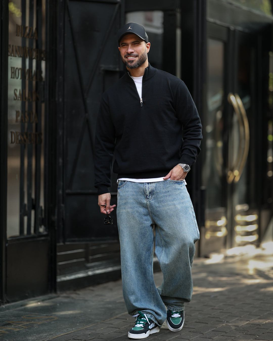 Regular Fit  Knitwear With Half Zipper / 5018