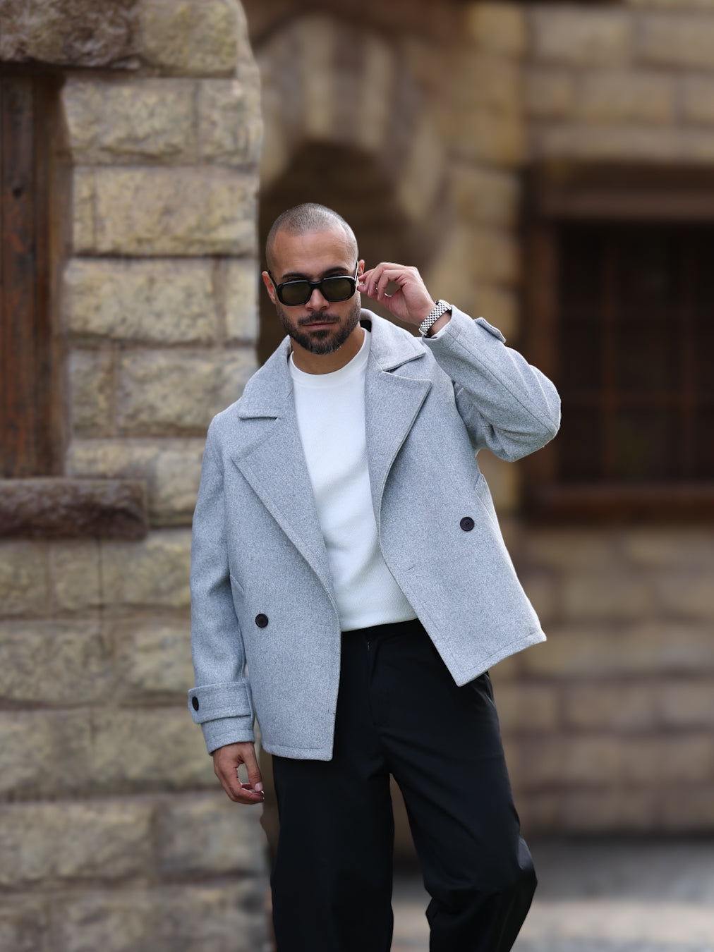 Basic Regular Fit Coat/3455