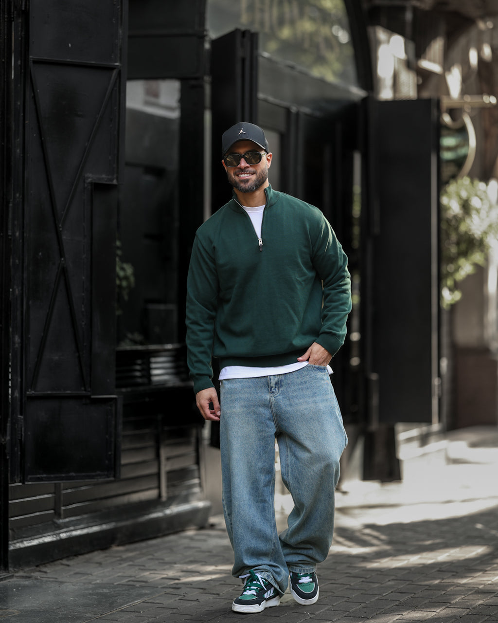 Regular Fit  Knitwear With Half Zipper / 5018