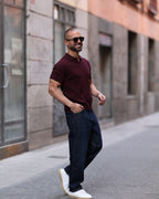 Regular Fit Basic knitwear Polo Shirt/5008