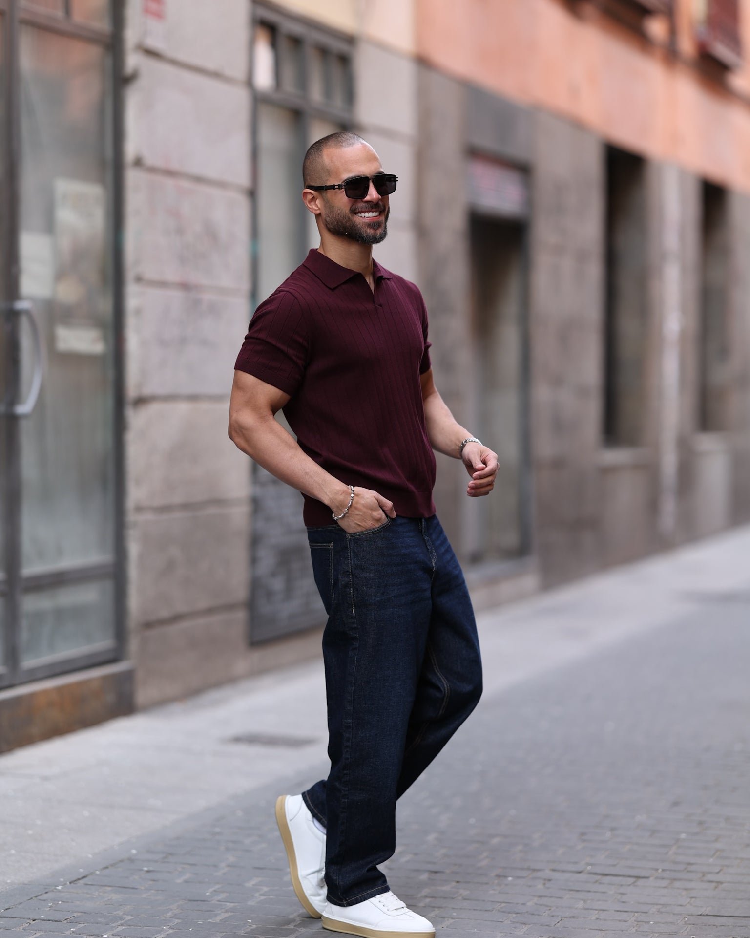 Regular Fit Basic knitwear Polo Shirt/5008