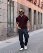 Regular Fit Basic knitwear Polo Shirt/5008