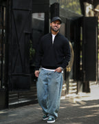 Regular Fit  Knitwear With Half Zipper / 5018