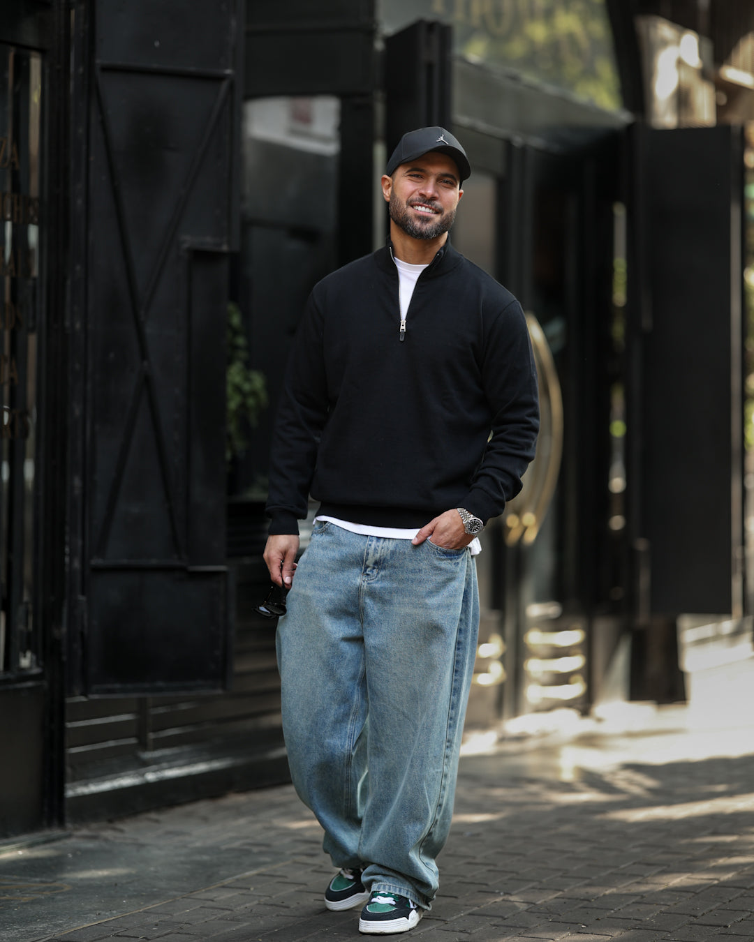 Regular Fit  Knitwear With Half Zipper / 5018