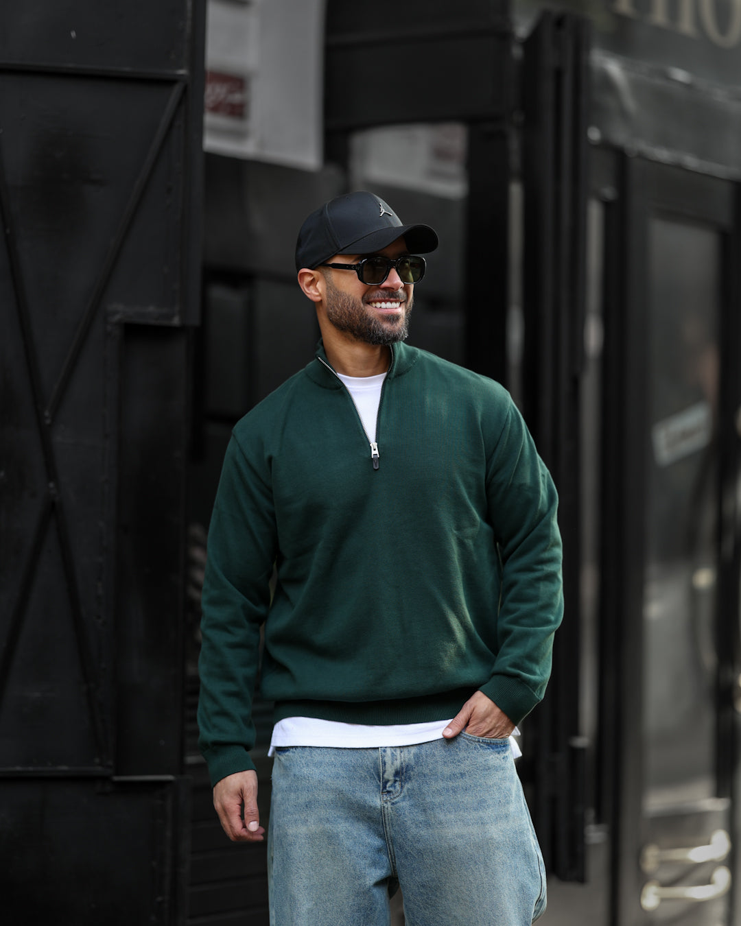 Regular Fit  Knitwear With Half Zipper / 5018