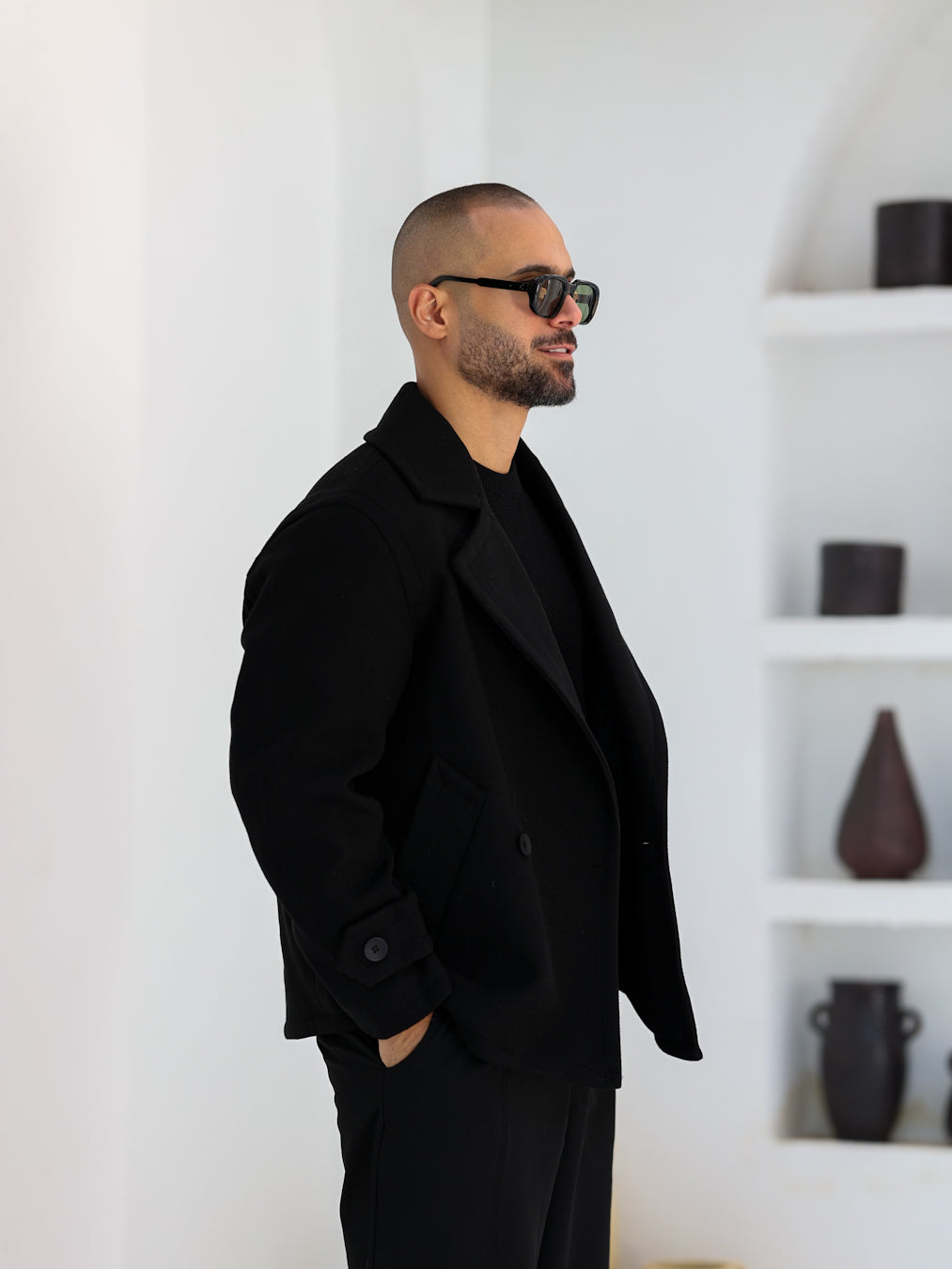 Basic Regular Fit Coat/3455