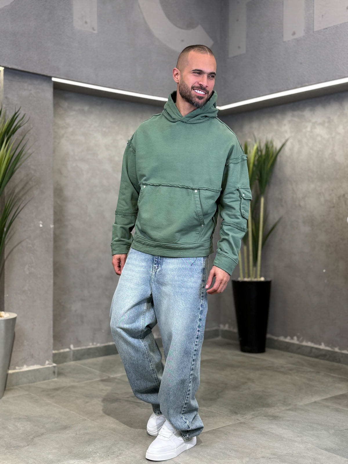Oversized Basic Hoodie/4566