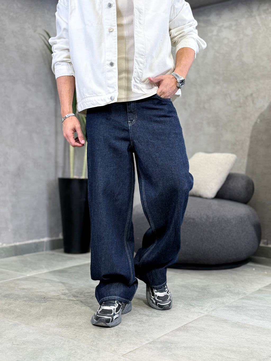 Basic Baggy Fit Denim/9017