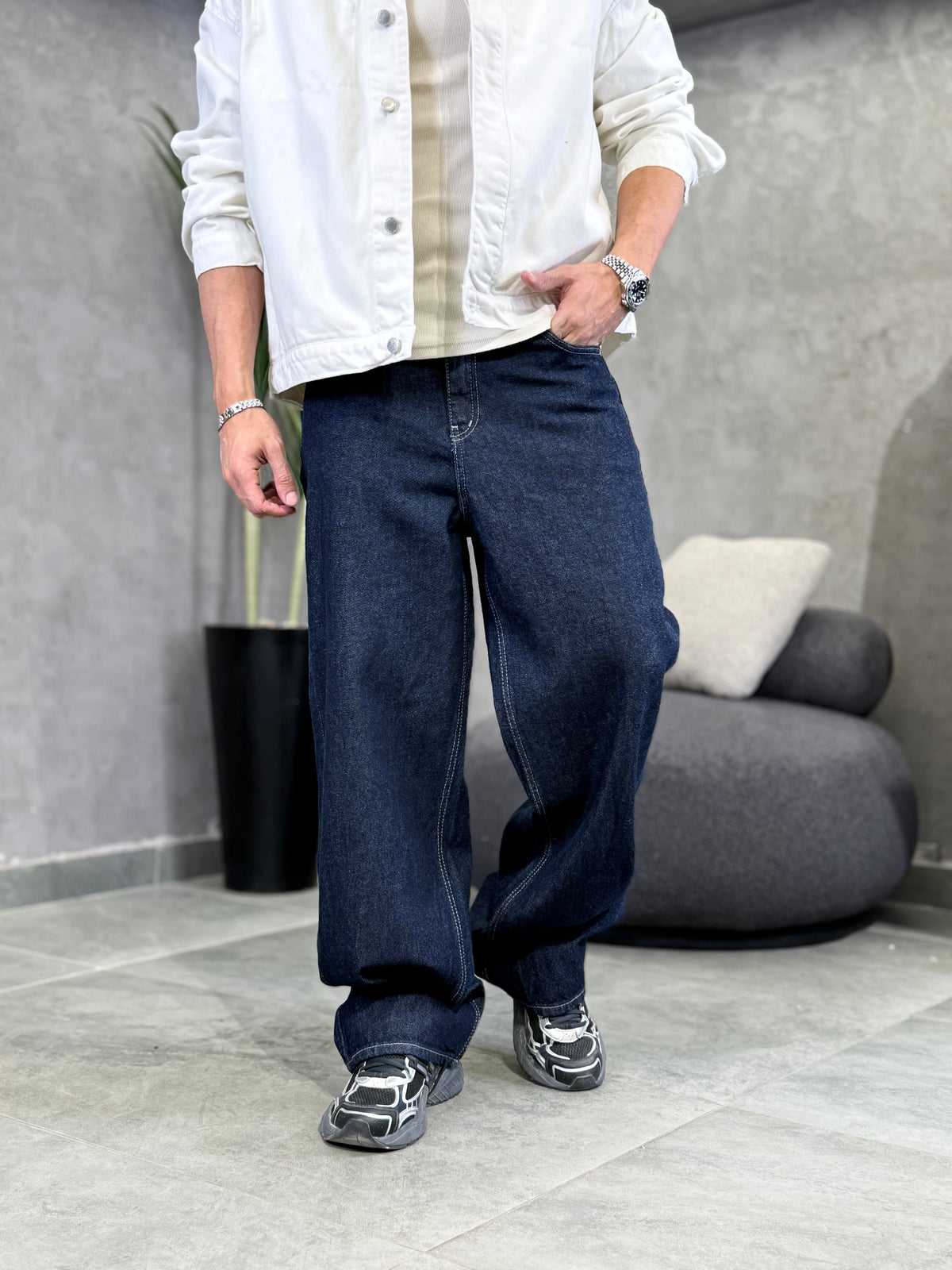 Basic Baggy Fit Denim/9017