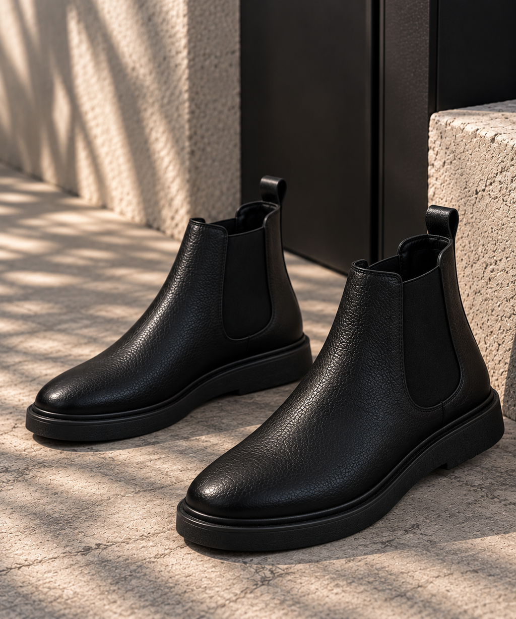 Guanine leather Chelsea Boots/5448