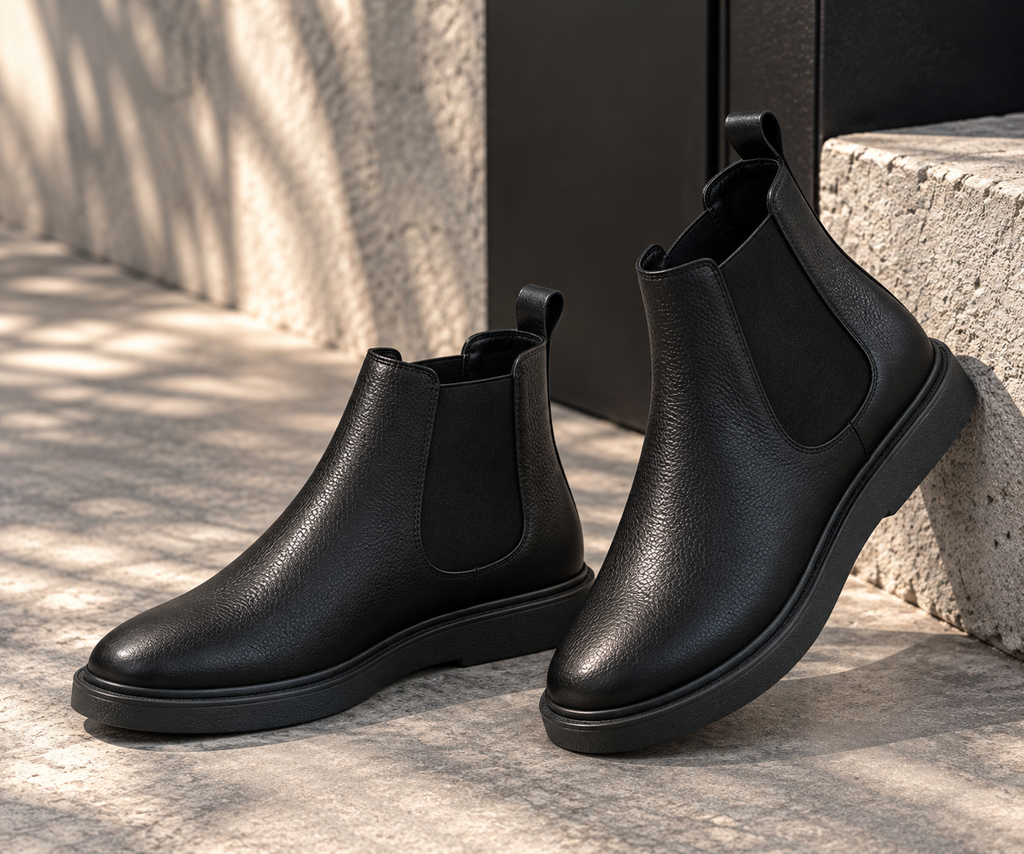 Guanine leather Chelsea Boots/5448