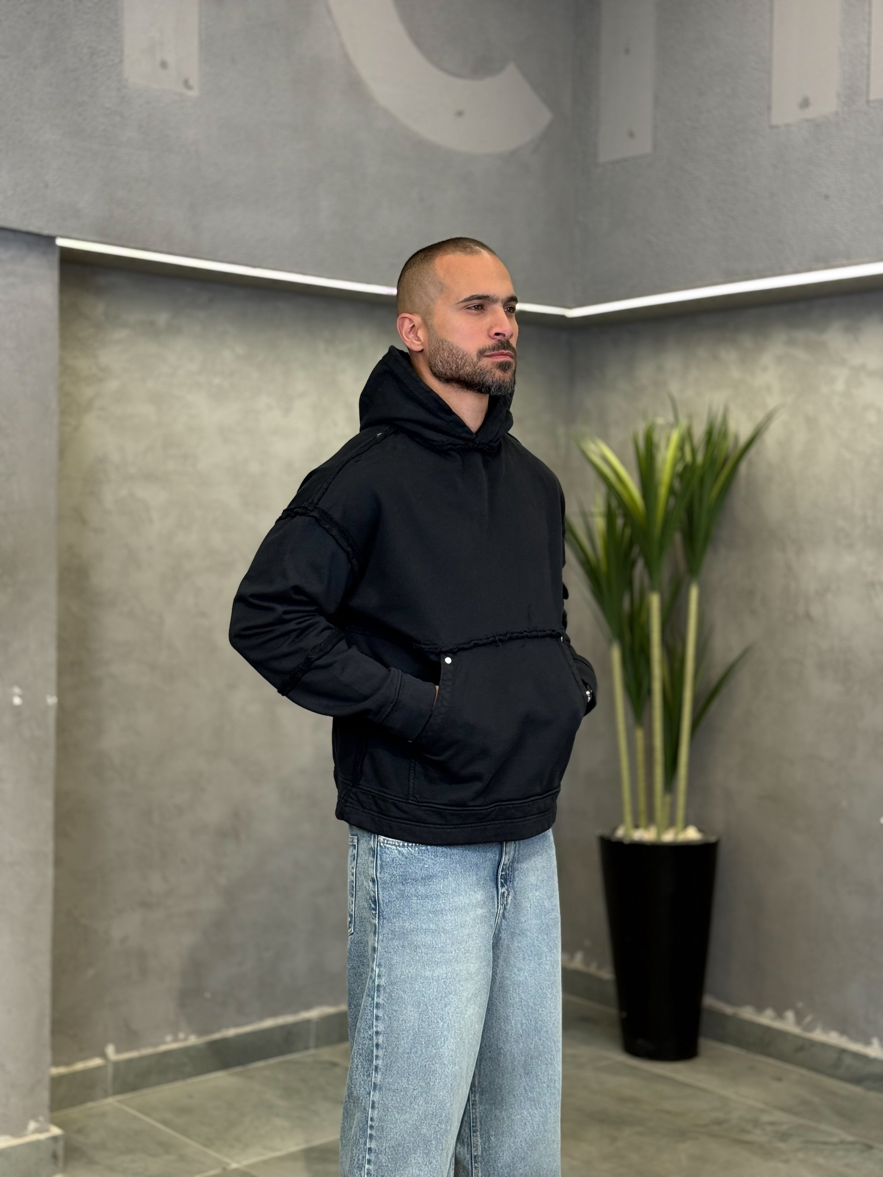 Oversized Basic Hoodie/4566