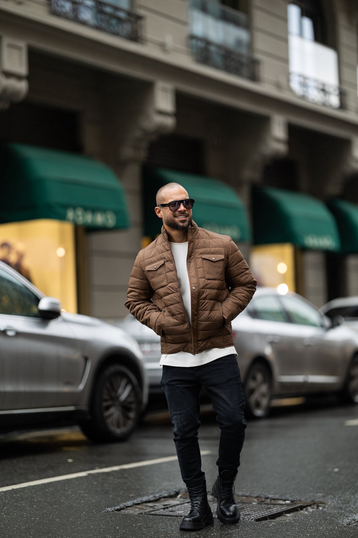 Oversized Basic Pump Jacket With Two Pockets/3404
