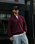 Regular Fit  Knitwear With Half Zipper / 5018