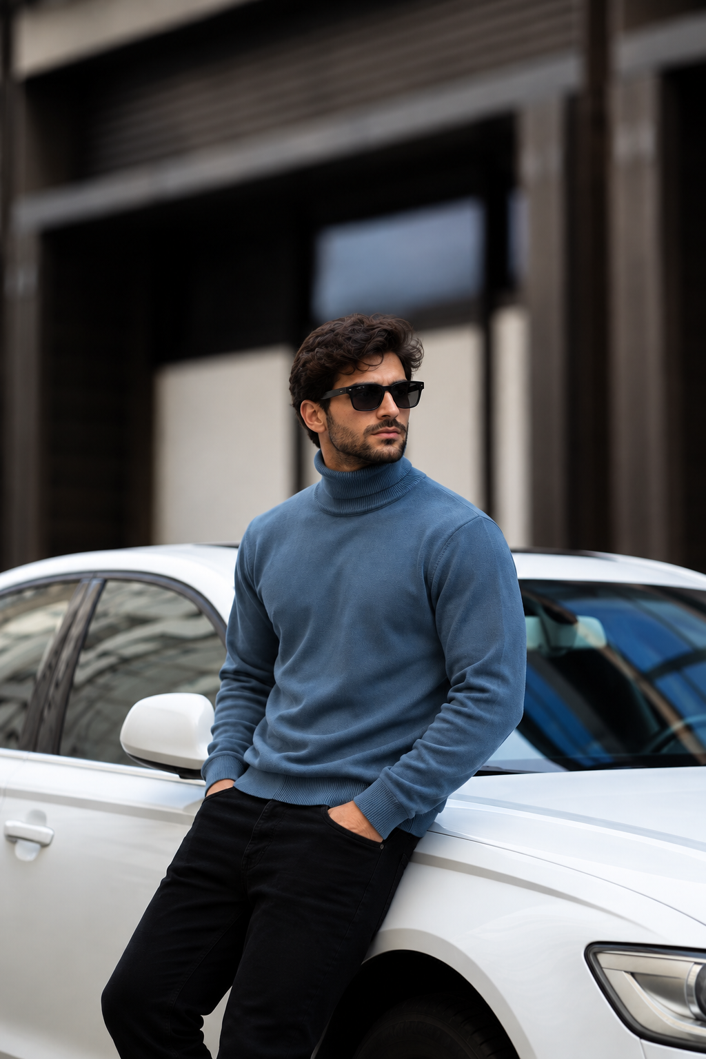 Regular Fit High Neck/4403
