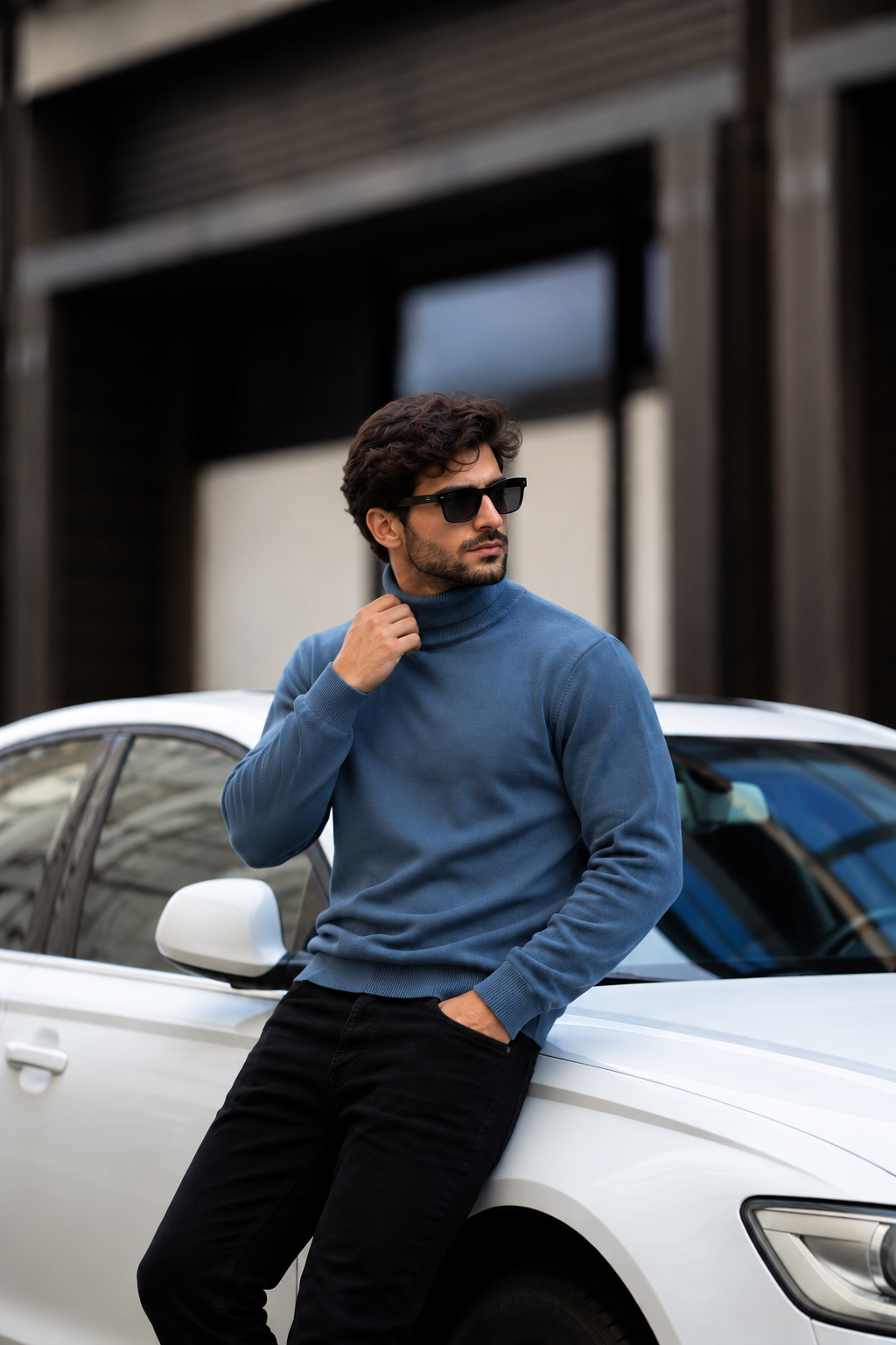 Regular Fit High Neck/4403