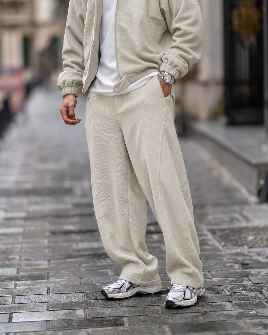 Relaxed Rib Sweatpants / 3262