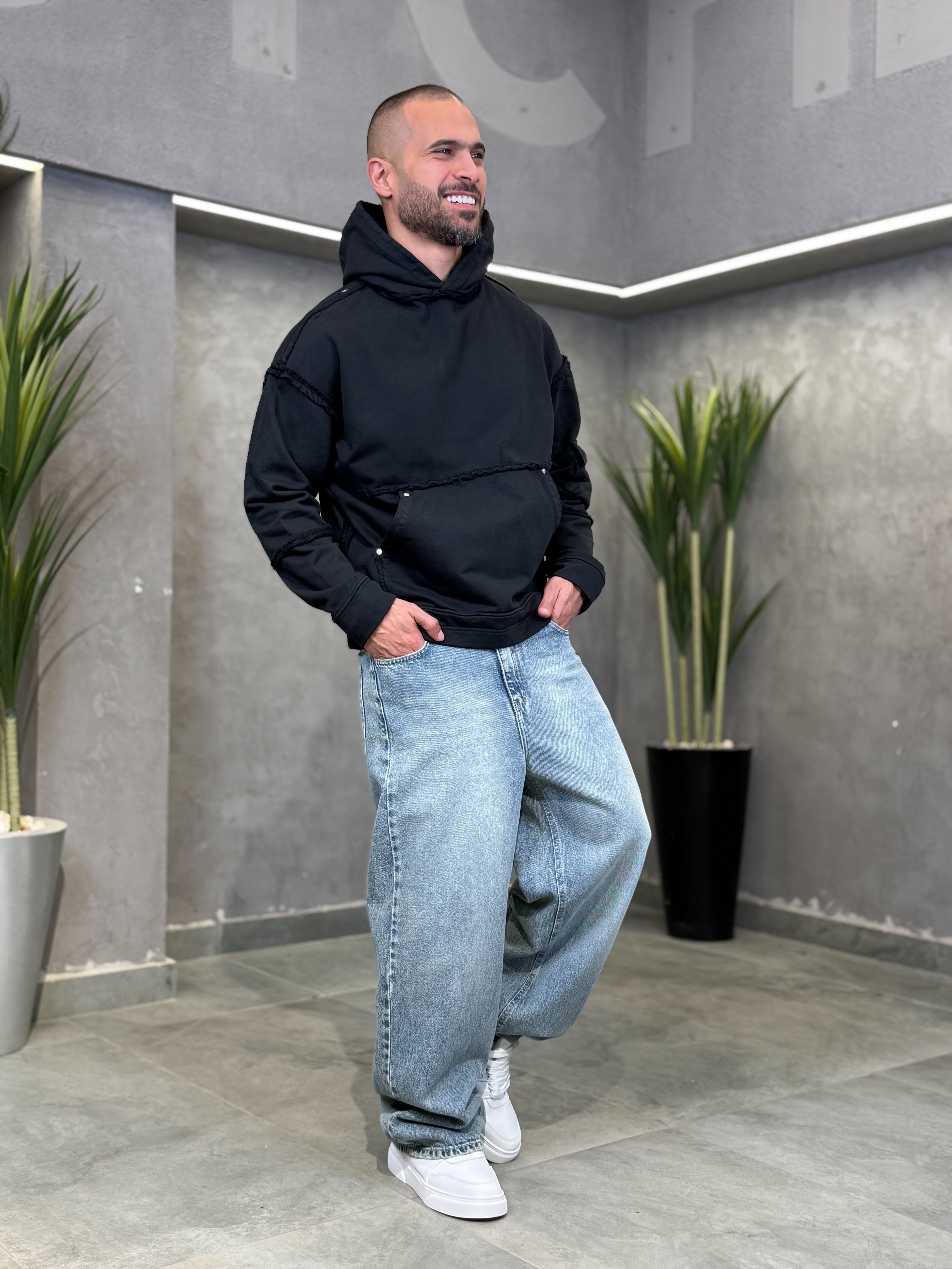 Oversized Basic Hoodie/4566