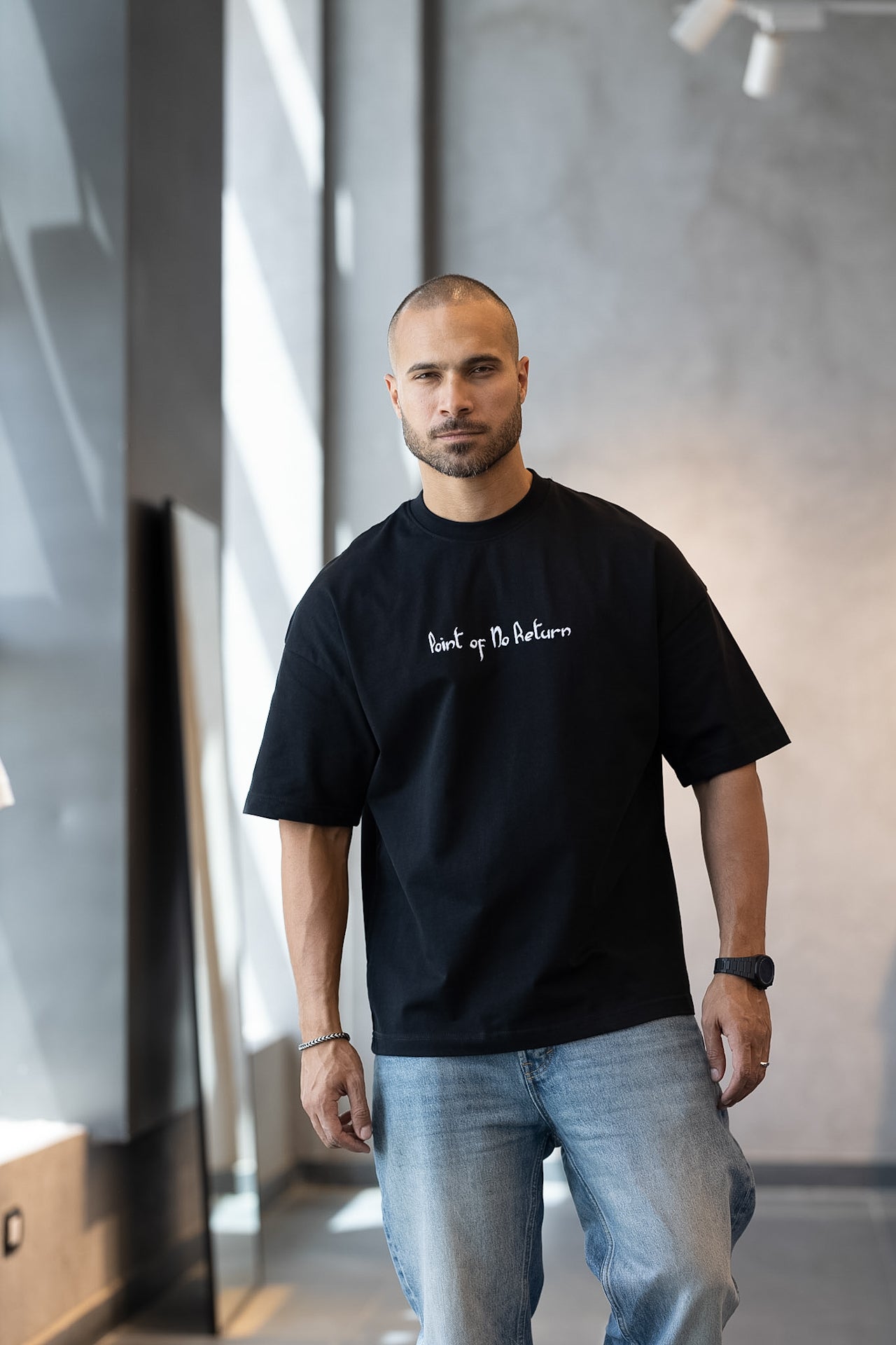 Relaxed Fit T-shirt With Embroidery Eagle/3328