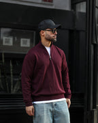 Regular Fit  Knitwear With Half Zipper / 5018