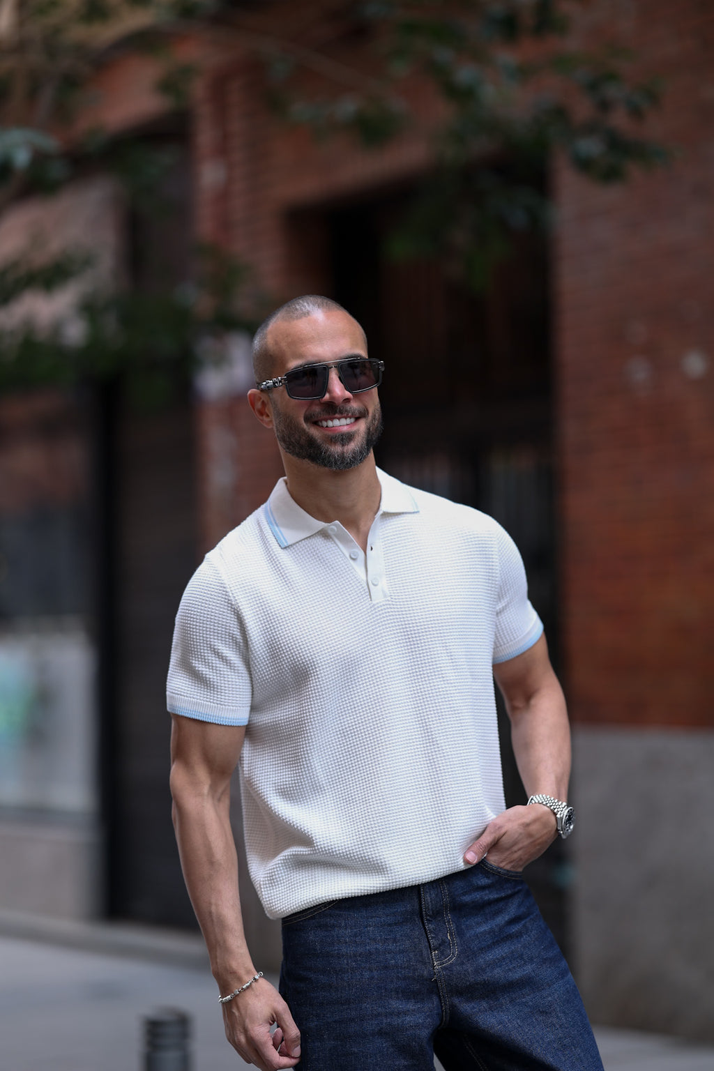 Basic Regular Fit knitwear Polo Shirt/5007