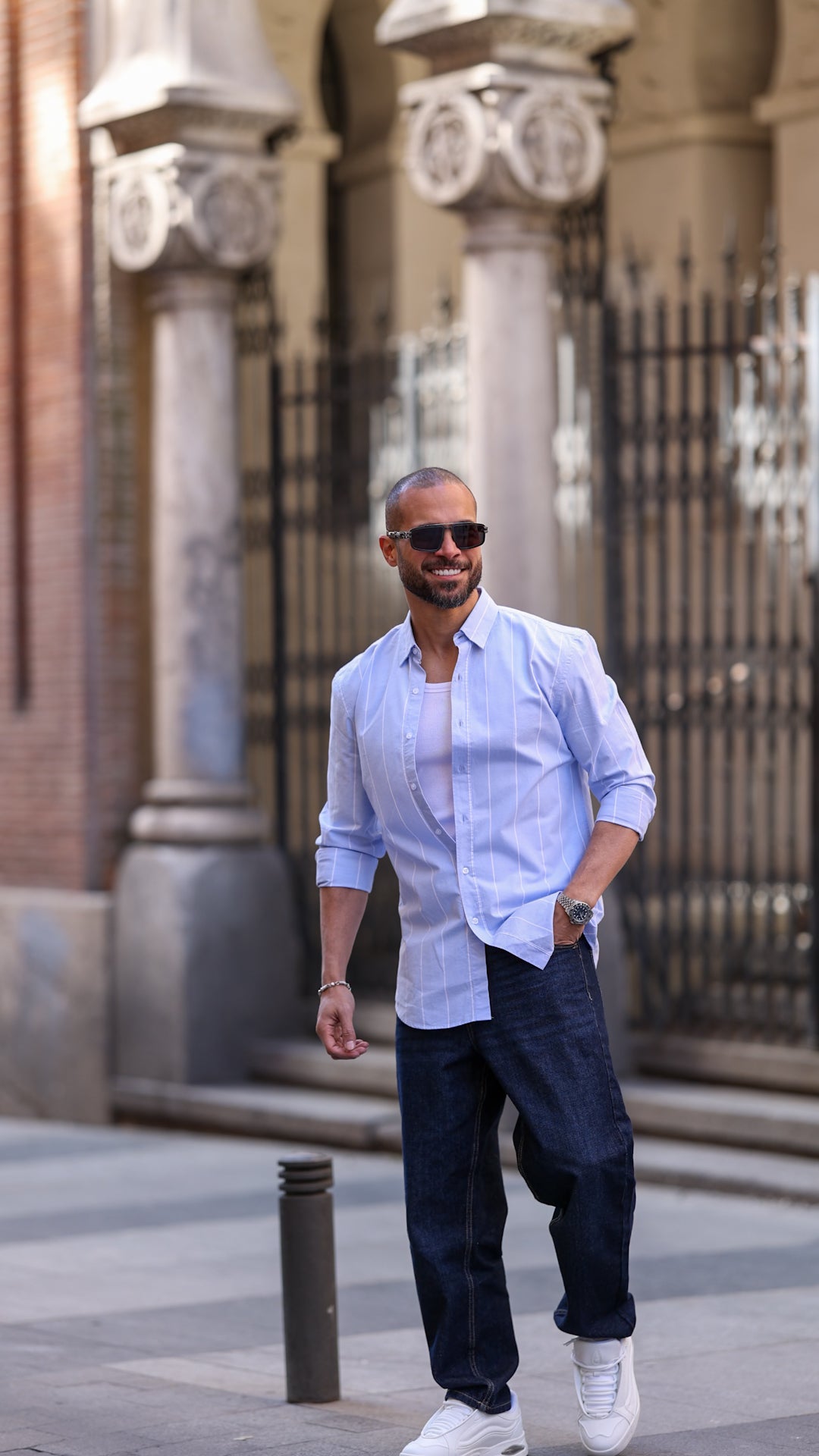 Stripped Regular Fit Shirt Long Sleeve/2338