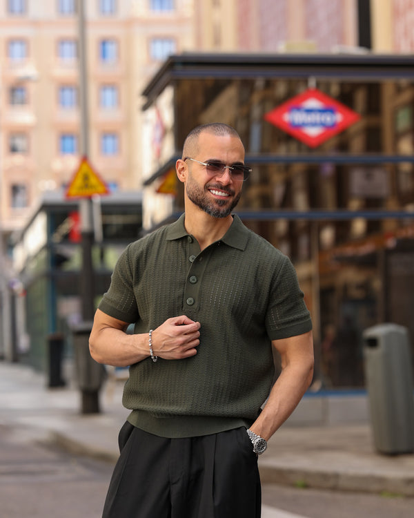 Basic Knitwear Polo shirt/5009