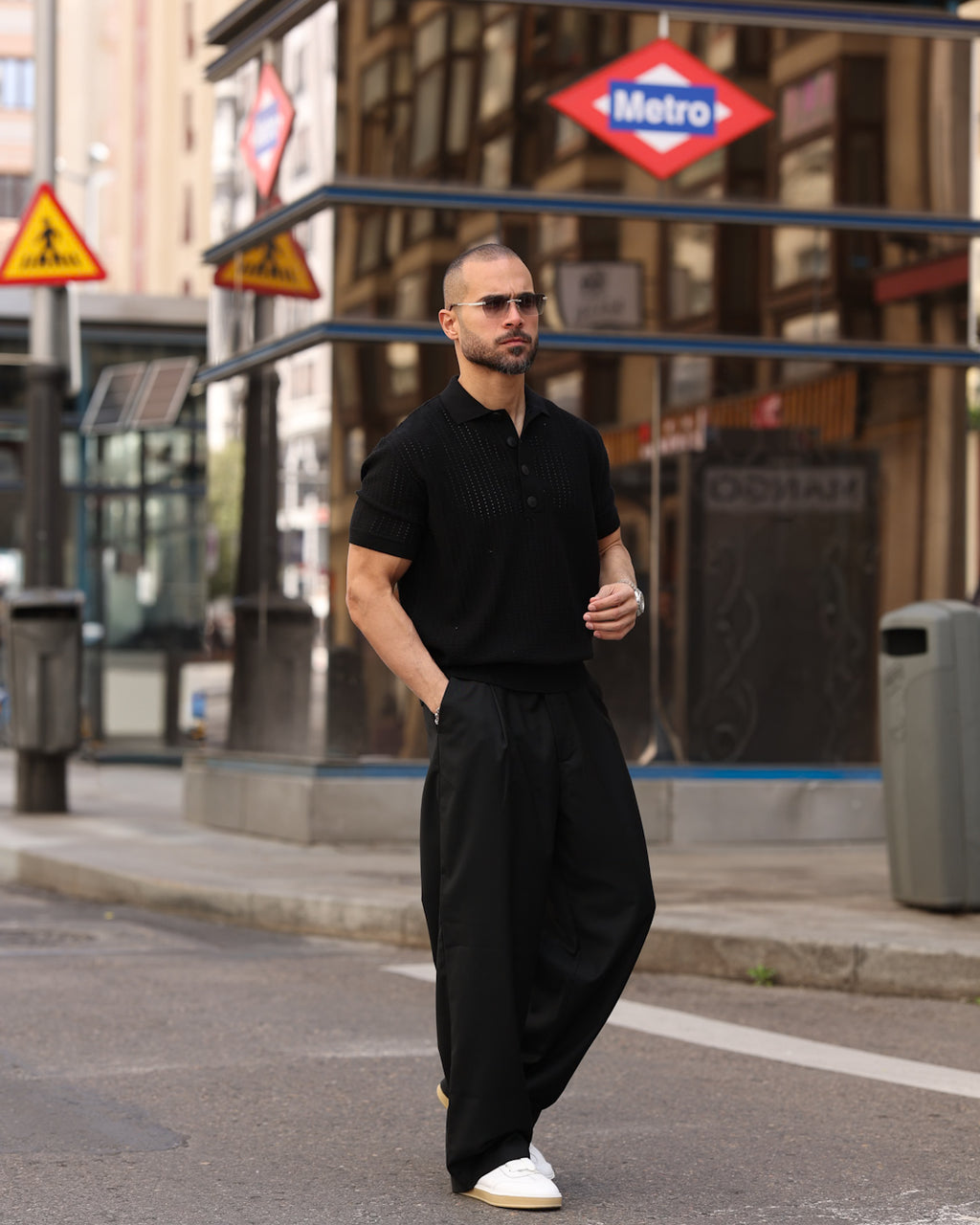 Basic Knitwear Polo shirt/5009
