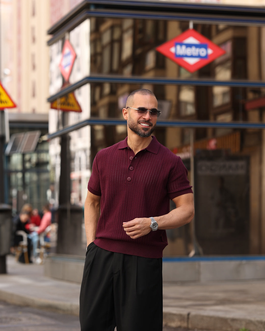 Basic Knitwear Polo shirt/5009
