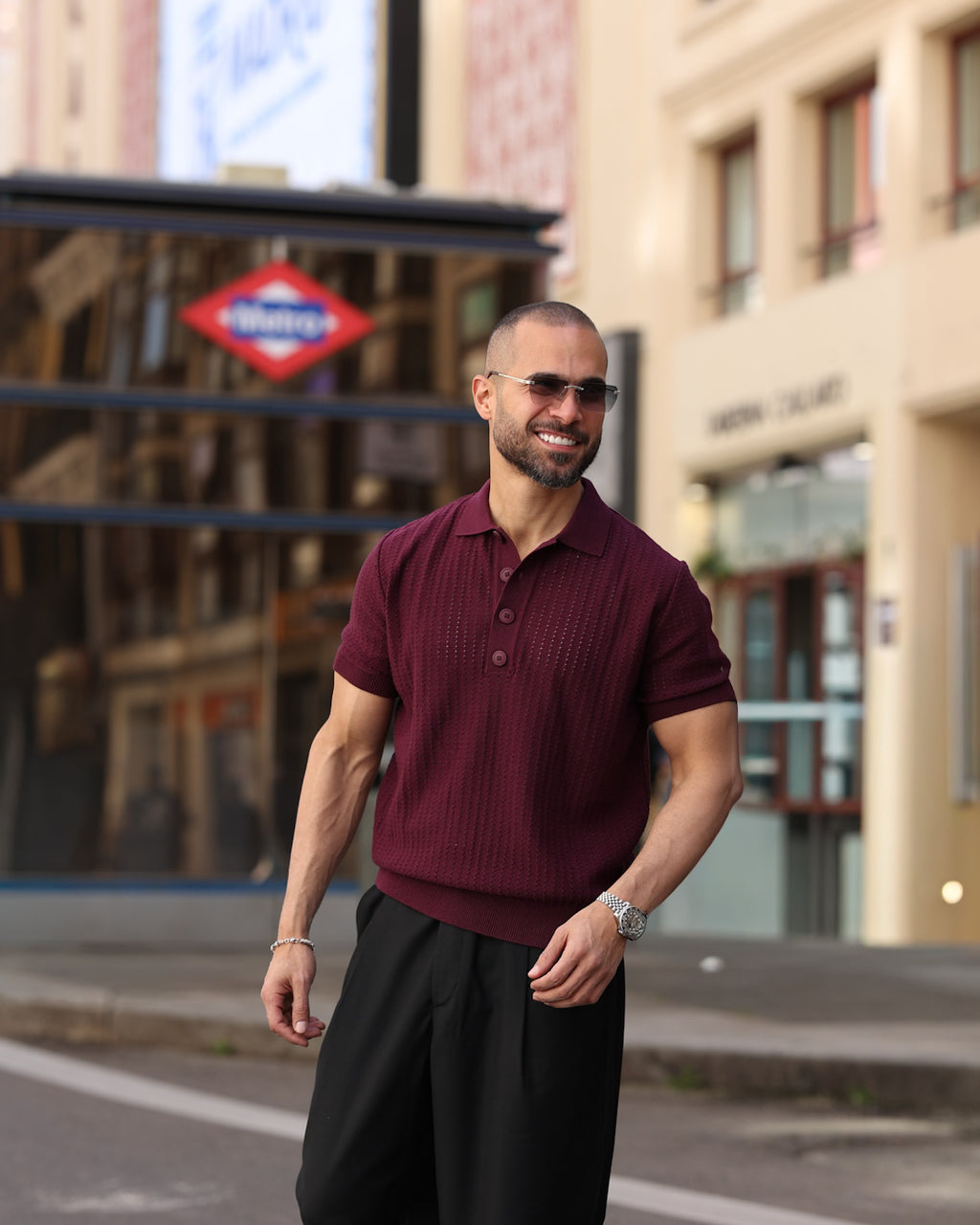 Basic Knitwear Polo shirt/5009