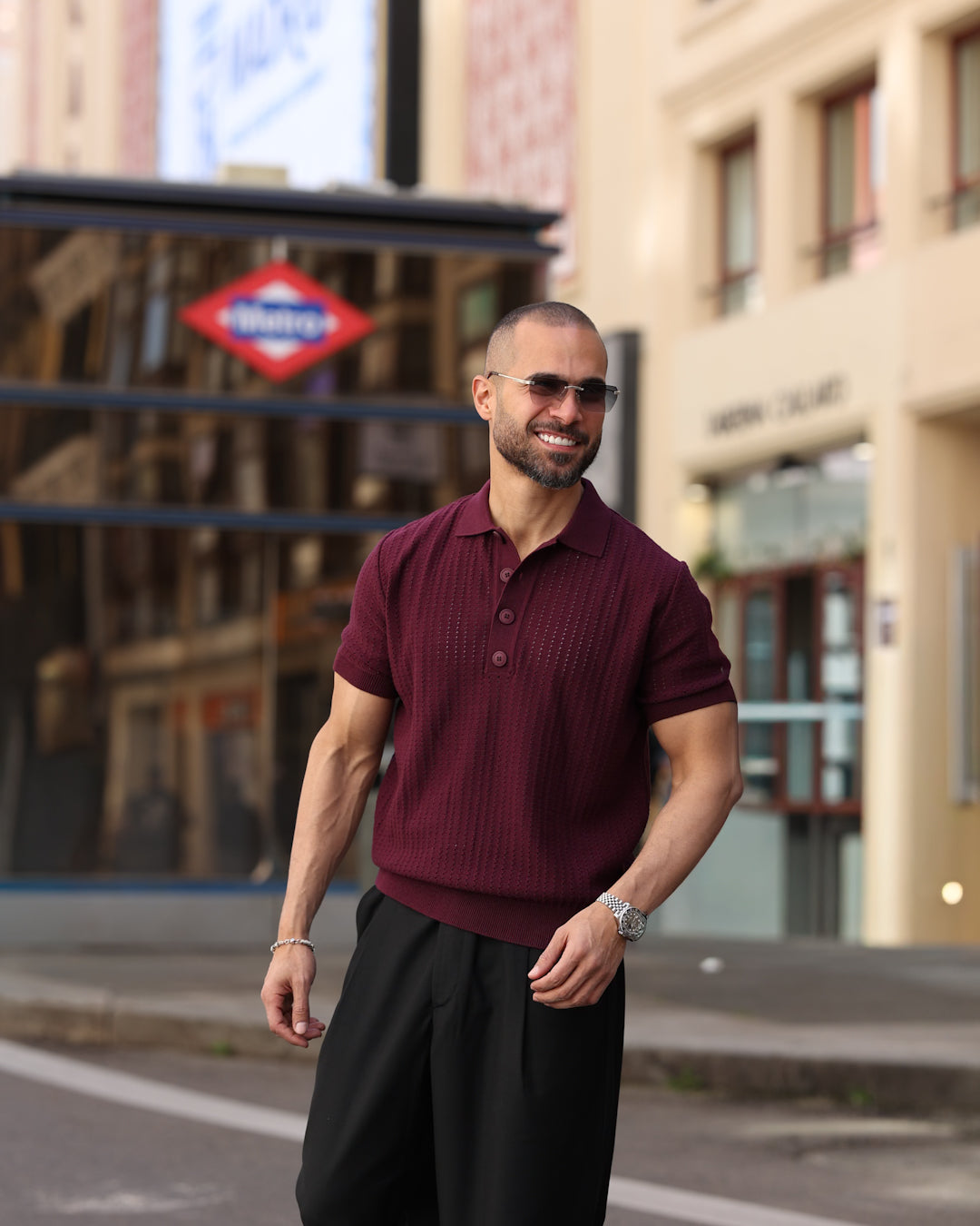 Basic Knitwear Polo shirt/5009