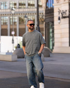 Oversized Basic T-shirt With Pocket/3353