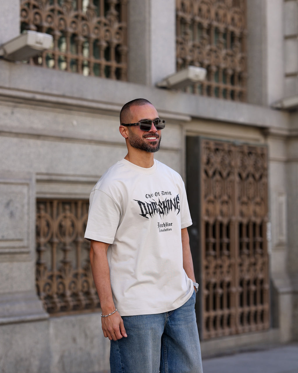 Box Fit Printed T-shirt/3348