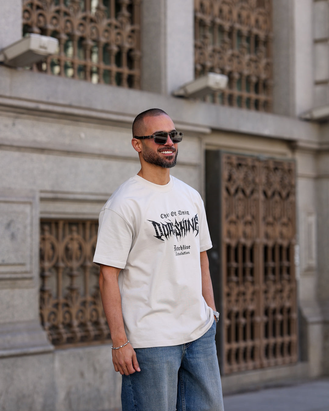 Box Fit Printed T-shirt/3348