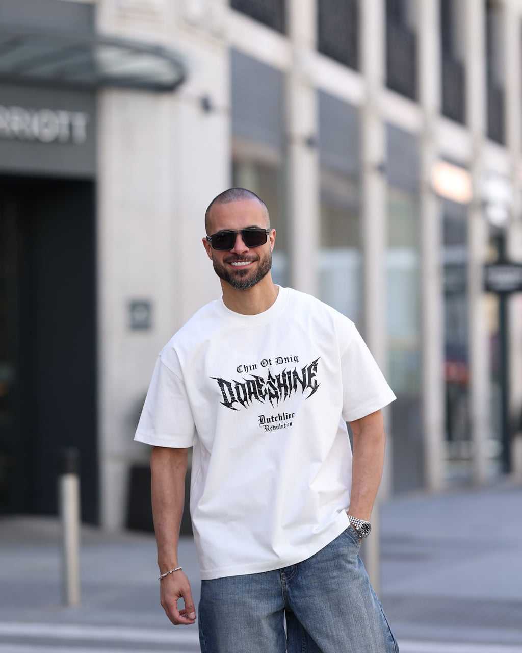Box Fit Printed T-shirt/3348
